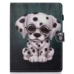 Etui en PU Porte-cartes universel 10 pouces chien pour votre Apple iPad 9.7 (2018)/Lenovo Tab 4 10 Plus