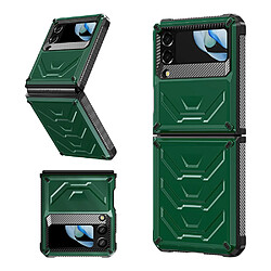 Coque en TPU anti-chocs pour votre Samsung Galaxy Z Flip4 5G SM-F721B - vert