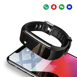 Acheter INF Bracelet d'activité avec fréquence cardiaque, oxygène sanguin, podomètre, 5 modes sportifs Black