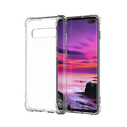 Wewoo Coque Souple TPU antichoc transparente pour Galaxy S10 + Transparent