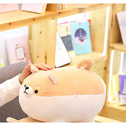 Universal 50cm mignon shiba chien peluche peluche doux kawaii animal dessin animé oreiller mignon cadeau enfant bébé enfant bonne qualité | peluche animal peluches (marron) pas cher