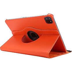 Universal 360 degrés Rotation de sillage automatique Wake / Sleep Stand pour nouvel iPad Pro 11 pouces 2020 Case 2nd Gen / 2018 / Modèle A2068, A2230 Orange