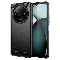 Htdmobiles Coque pour Xiaomi Redmi A3 / Poco C61 4G - housse etui silicone gel carbone + film ecran - NOIR