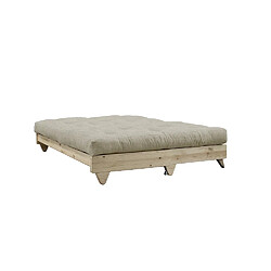 Acheter Inside 75 Banquette convertible FRESH pin tissu lin couchage 140x200 cm.