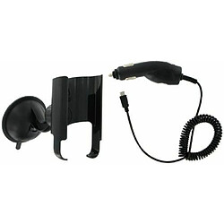 Kit Support avec base ventouse et chargeur allume-cigare pour BlackBerry 9810 Torch Noir