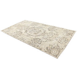 Avis Vidal Tapis de laine 284x152 brun Ultra Vintage