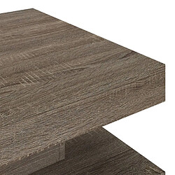 Maison Chic Table basse,Table Console Table d'appoint, Table pour salon Gris 60x60x35 cm MDF -MN85162 pas cher