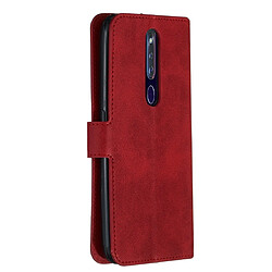 Avis Wewoo Housse Coque Pour OPPO F11 Pro / R19 Classic Calf Texture Horizontal Flip PU en cuiravec support et fentes cartes et portefeuille rouge