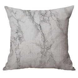 Acheter 45x45cm Carré Jeter Housse De Coussin Pour Canapé Décor à La Maison Gris Marbre