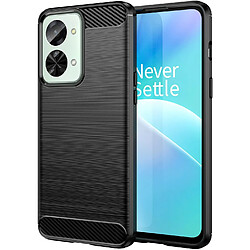 Coque brossée noire pour OnePlus Nord 2T 5G / One Plus Nord 2T 5G souple Antichoc pochette XEPTIO