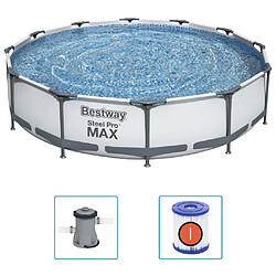 Bestway Ensemble de piscine Steel Pro MAX 366x76 cm