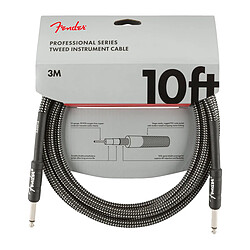 Professional Series Instrument Cable, 3m, Gray Tweed Fender