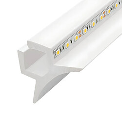 Avis Ledkia Moulure Arc 2m pour 2 Rubans LED Blanc