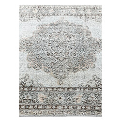 Vidal Tapis de laine 262x173 Bleu Ultra Vintage pas cher