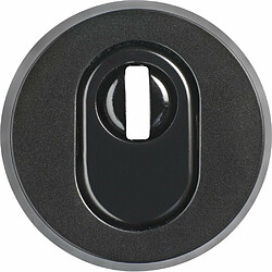 Abus 09405 RHZS415 B7 SB Rosette de protection avec protection de cylindre pour porte en bois Marron foncé