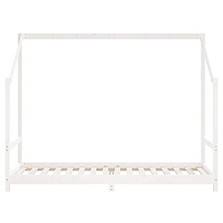 Acheter Maison Chic Lit simple Cadre de lit pour enfants,Lit d'Enfant Moderne blanc 90x200 cm bois de pin massif -MN66598