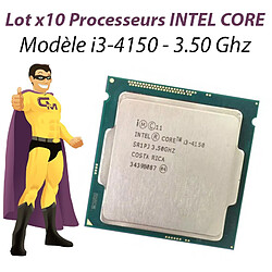 Lot x10 Processeur CPU Intel Core I3-4150 3.5Ghz SR1PJ 3Mo Socket 1150 · Occasion 