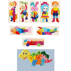 Bois Puzzles Conseil Forme Couleur Early Educational Montessori Toy Boy pas cher