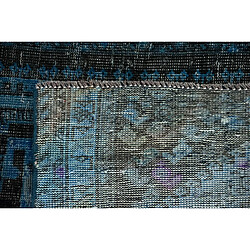 Acheter Vidal Tapis de laine 124x75 Bleu Vintage Royal