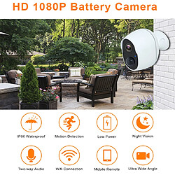 Universal Wifi Caméra IP Surveillance sans fil Sécurité imperméable Batterie HD Surveillance bébé pour animaux de compagnie Vision nocturne Extérieur Maison Jardin | Caméras de surveillance