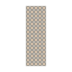 Alter Chemin de cuisine, 100% Made in Italy, Tapis résistant aux taches avec impression numérique, Tapis antidérapant et lavable, Motif géométrique - Darlene, cm 100x52