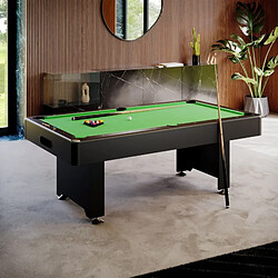 SOKKER Billard américain ARMSTRONG 212 x 118 x 86 cm - Retour de boules automatique et Accessoires inclus