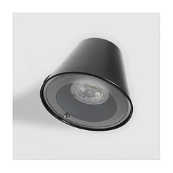 Avis Leds C4 Applique murale extérieur Cone Polycarbonate,ABS Transparent, Noir