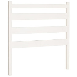 vidaXL Tête de lit Blanc 96x4x100 cm Bois massif de pin