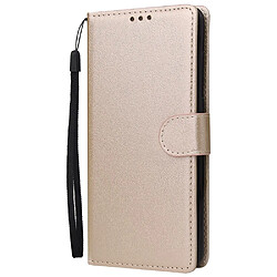 Etui en PU avec support et sangle or pour votre Samsung Galaxy S20 Plus