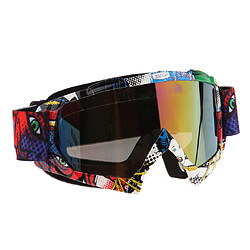 Anti brouillard moto VTT VTT course lunettes lunettes A016 miroir coloré pas cher