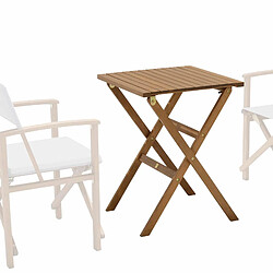 Avis Table à Manger de Jardin Chillvert Milán Bois 56x56x74 cm Carrée 2 Personnes