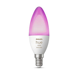 Philips Hue Ampoule LED E14 White Color 4W Hue RGBW No Flicker pas cher