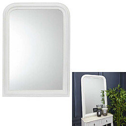 Avis Toilinux Miroir moulures 73x104 cm - Blanc