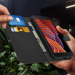 Acheter Avizar Housse Samsung Galaxy Xcover 5 Power Porte-carte Fonction Support Vidéo Noir