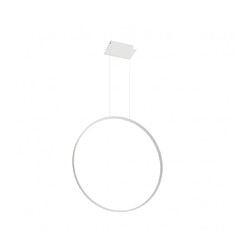 Luminaire Center Plafonnier LED intégré Rio Integrated Acier blanc 1 ampoule 150cm