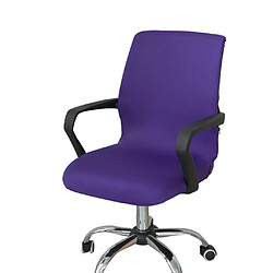 siège de bureau élastique chaise pivotante housse élastique housse de protection violet pas cher