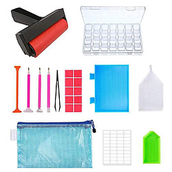 Avis 22 Pièces 5D Bricolage Diamant Peinture Accessoires Diamant Peinture Outils Kit