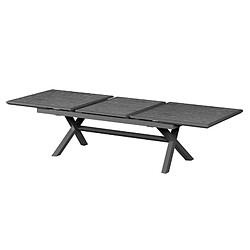 Table Axiome extensible ardoise 12 p Hespéride - Gris Anthracite