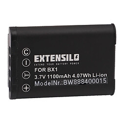 Vhbw EXTENSILO Batterie compatible avec Sony Cybershot DSC-HX95, DSC-HX99, DSC-RX1, DSC-HX90 appareil photo, reflex numérique (1100mAh, 3,7V, Li-ion)