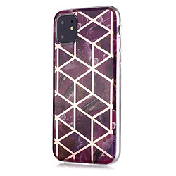 Coque en TPU motif marbre or rose imd rose pour votre Apple iPhone 11 6.1 pouces