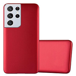 Cadorabo Coque Samsung Galaxy S21 ULTRA Etui en Rouge