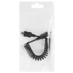 Avis Wewoo Câble Micro USB mâle à mini spiralé USB à 5 broches / de ressort, longueur: 20cm peut être prolongé 75cm