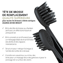 Avis Ailoria SHINE BRIGHT Têtes de brosse au charbon actif - lot de 6