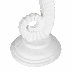 BigBuy Home Figurine Décorative Blanc Cheval des Mers 11 x 9 x 31 cm pas cher