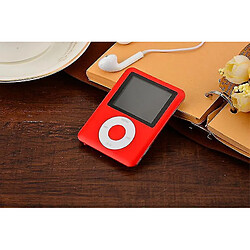 Universal MINI MUSIQUE MUSIQUE MP3 PORTABLE DE HAUTE QUALITÉ (ROUGE)