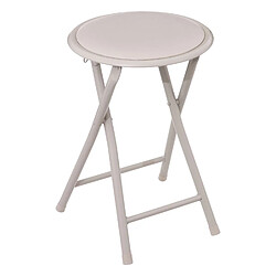 Five Simply Smart Tabouret d'appoint pliable en PVC - Beige