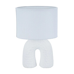 Lampe de bureau Versa Blanc Céramique 18 x 28 cm