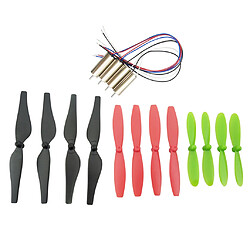 12pcs Hélice Protection Cw Ccw 71/65/55mm + 4pcs Moteur 8520 7.4V Pour Rc Drone