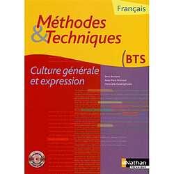 Méthodes & techniques, français BTS : culture générale et expression - Occasion