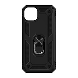 Avizar Coque pour iPhone 14 Plus Hybride Antichoc Bague de maintien Support Vidéo noir